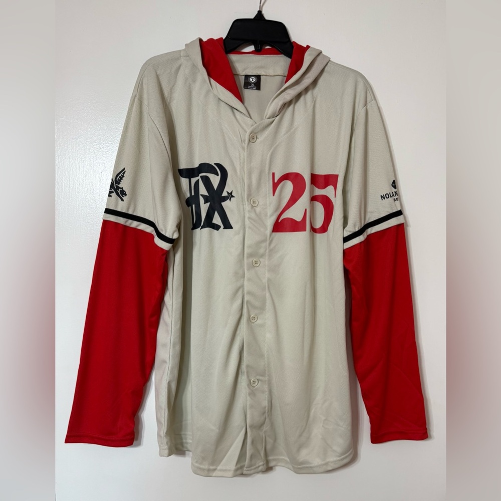 TEXAS RANGERS City Connect Hooded Jersey size XL